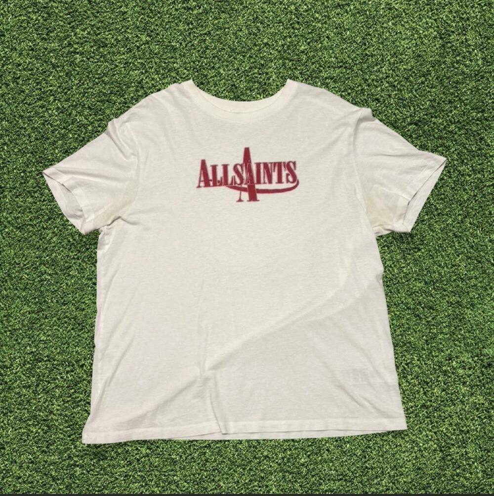 all saints t shirt men medium